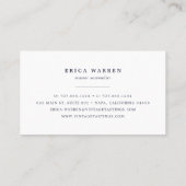 Carte De Visite Verre à vin | Sommelier ou industrie vinicole (Dos)