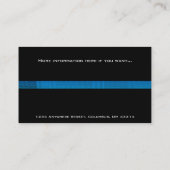 Carte de visite : : Verre bleu et vert moderne (Dos)