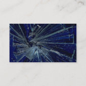 Carte De Visite Verre cassé abstrait (Dos)