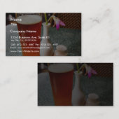 Carte De Visite Verre de bière (Devant / Derrière)