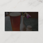 Carte De Visite Verre de bière (Dos)