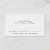 Carte De Visite Verre de bière 2 (Dos)