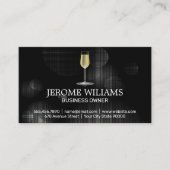 Carte De Visite Verre de Champagne (Devant)