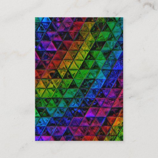 Carte De Visite Verre de fierté (Devant)