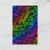 Carte De Visite Verre de fierté (Dos)