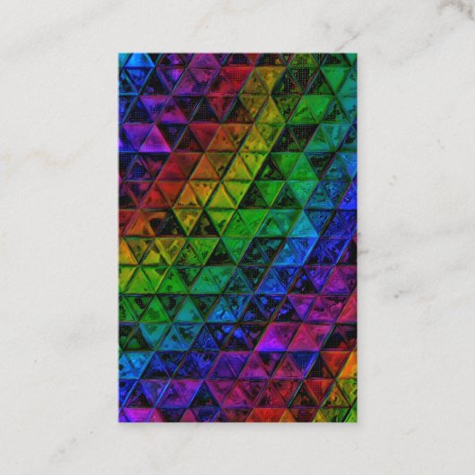 Carte De Visite Verre de fierté (Devant)