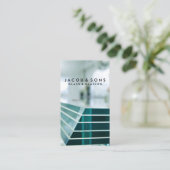 Carte De Visite Verre de laquage (Debout devant)