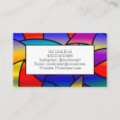 Carte De Visite Verre de l'église (Dos)