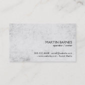 Carte De Visite Verre de vin | Rustique (Dos)