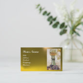 CARTE DE VISITE VERRE DE VIN, VIGNOBLE VIGNOBLE VIGNOBLE (Debout devant)