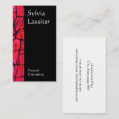 Carte De Visite Verre tendu (Devant / Derrière)