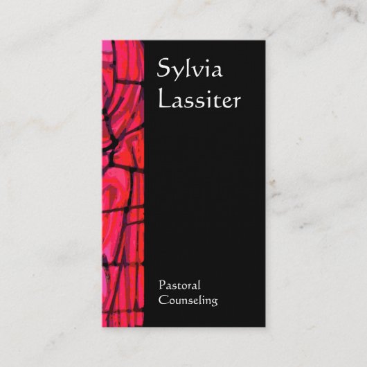 Carte De Visite Verre tendu (Devant)