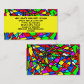 Carte De Visite Verre tendu (Devant / Derrière)