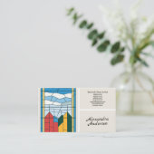 Carte De Visite Verre tendu (Debout devant)