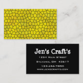 Carte De Visite Verre tendu (Devant / Derrière)