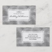 Carte De Visite Verre | Textes (Devant / Derrière)