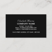 Carte De Visite Verre vintage (Dos)