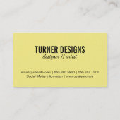 Carte De Visite Verres (Dos)