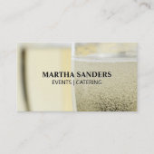 Carte De Visite Verres à champagne | Banquet de restauration (Devant)