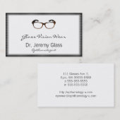 Carte De Visite Verres de lunetterie (Devant / Derrière)