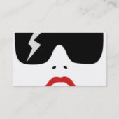 Carte De Visite verres et lèvres (Dos)