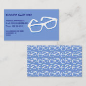 Carte De Visite Verres nerd frais (Devant / Derrière)