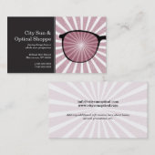 Carte De Visite Verres sales ponctuels de rayons (Devant / Derrière)