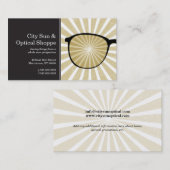 Carte De Visite Verres sales ponctuels de rayons (Devant / Derrière)