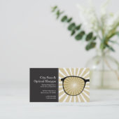 Carte De Visite Verres sales ponctuels de rayons (Debout devant)