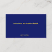 Carte de visite Verrouillage modifiable (Dos)