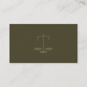 Carte De Visite versets de justice (Dos)