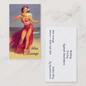 Carte De Visite Version de salon de cire VRAIMENT finale (Devant / Derrière)