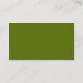 Carte De Visite Vert (Dos)