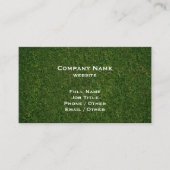 Carte de visite vert (Devant)