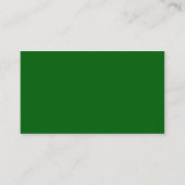 Carte De Visite Vert (Dos)