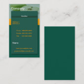 Carte de visite vert Apple (Devant / Derrière)