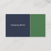 Carte De Visite Vert-bleu (Dos)