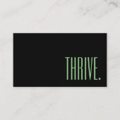 carte de visite vert citron (Devant)