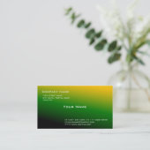 Carte De Visite vert clair général (Debout devant)