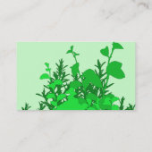 Carte De Visite Vert de jardin (Dos)