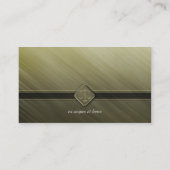 Carte De Visite Vert de l'AVOCAT | (Dos)