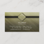 Carte De Visite Vert de l'AVOCAT | (Devant)