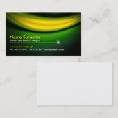 carte de visite vert de miracle (Devant / Derrière)