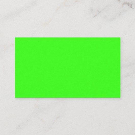 Carte de visite vert de Neon (Devant)