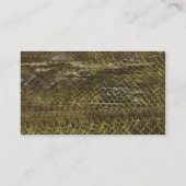 Carte de visite vert de peau de serpent (Dos)