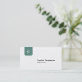 Carte De Visite Vert d'entreprise de cru du CL No24B (Debout devant)