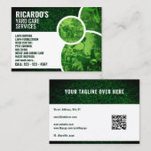 Carte De Visite Vert d'herbe professionnel moderne (Devant / Derrière)