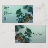 Carte de visite vert doux (Devant / Derrière)