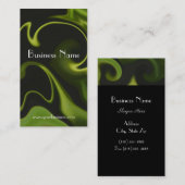 Carte de visite vert électrique de technologie de (Devant / Derrière)