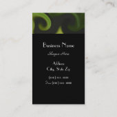 Carte de visite vert électrique de technologie de (Dos)